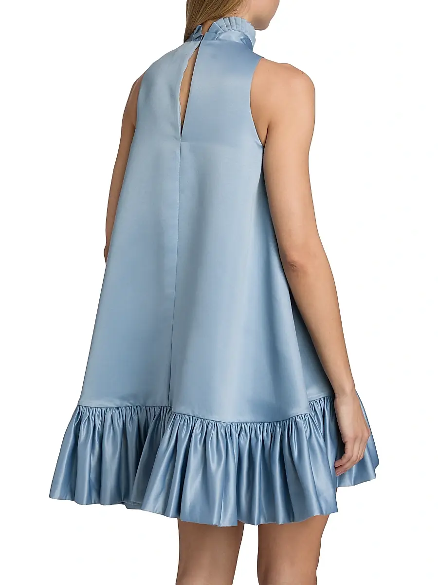 AZEEZA Women's Alcott Silk Trapeze Minidress | Thumbnail 5 AZEEZA Women's Alcott Silk Trapeze Minidress | Thumbnail 5