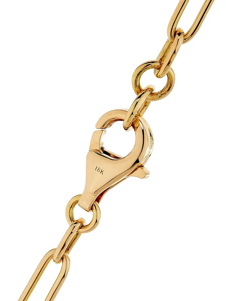 Foundrae Women's Ever Growing Vivacity 18K Yellow Gold & Ceramic Pendant Necklace | Thumbnail 3 Foundrae Women's Ever Growing Vivacity 18K Yellow Gold & Ceramic Pendant Necklace | Thumbnail 3