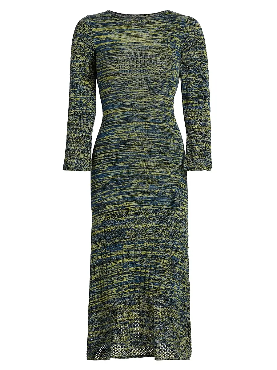 ESCVDO Women's Camino Murga Dress - Blue Green | Image 1 ESCVDO Women's Camino Murga Dress - Blue Green | Image 1