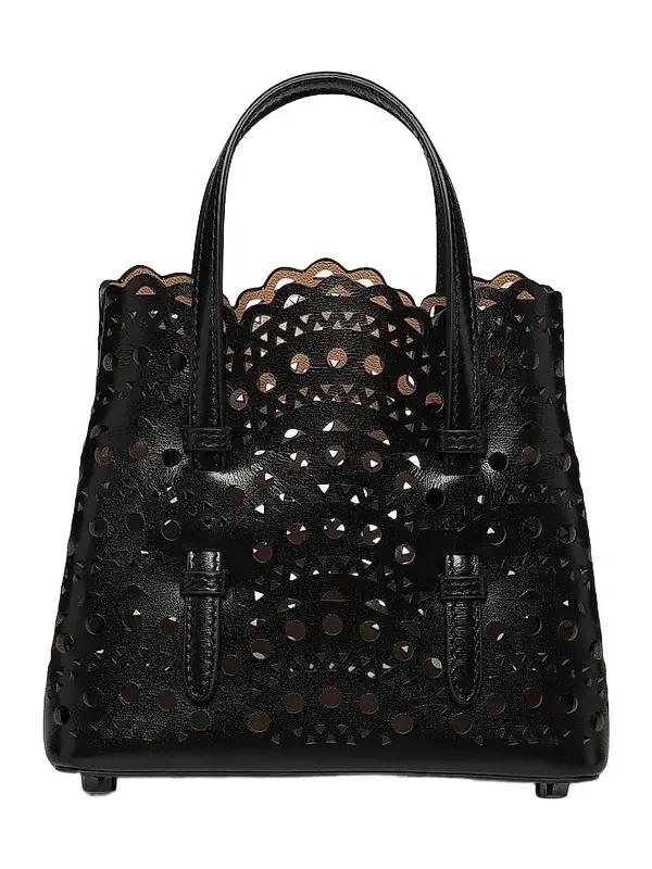 Women's Mina 16 Perforated Leather Top Handle Bag Women's Mina 16 Perforated Leather Top Handle Bag