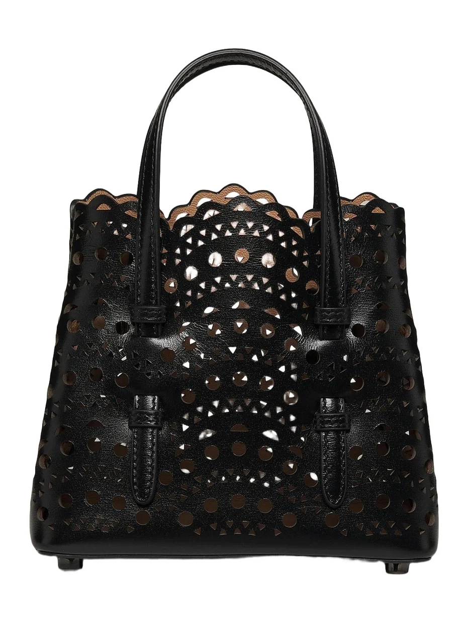 Women's Mina 16 Perforated Leather Top Handle Bag Women's Mina 16 Perforated Leather Top Handle Bag