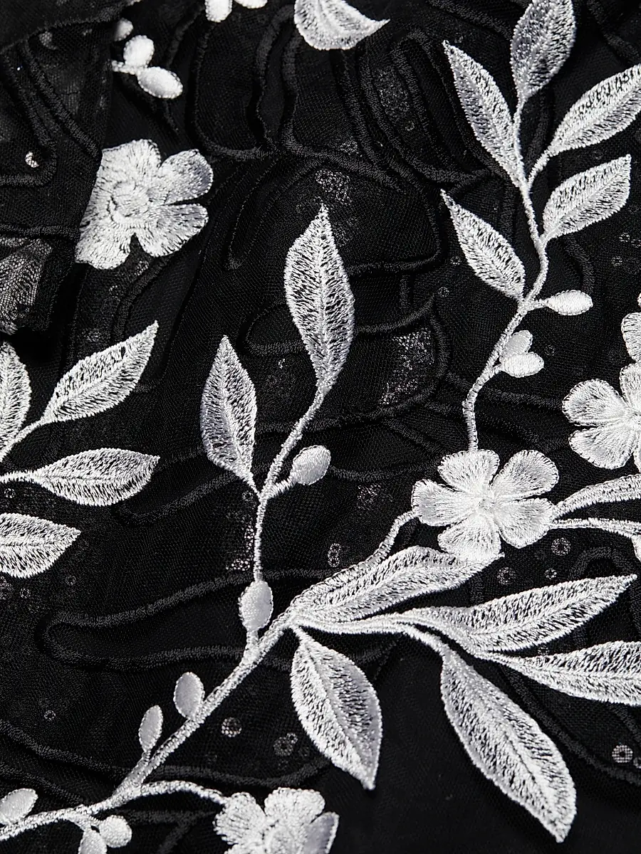 Naeem Khan Women's Sequined & Floral- Embroidered Cocktail Minidress | Thumbnail 7 Naeem Khan Women's Sequined & Floral- Embroidered Cocktail Minidress | Thumbnail 7