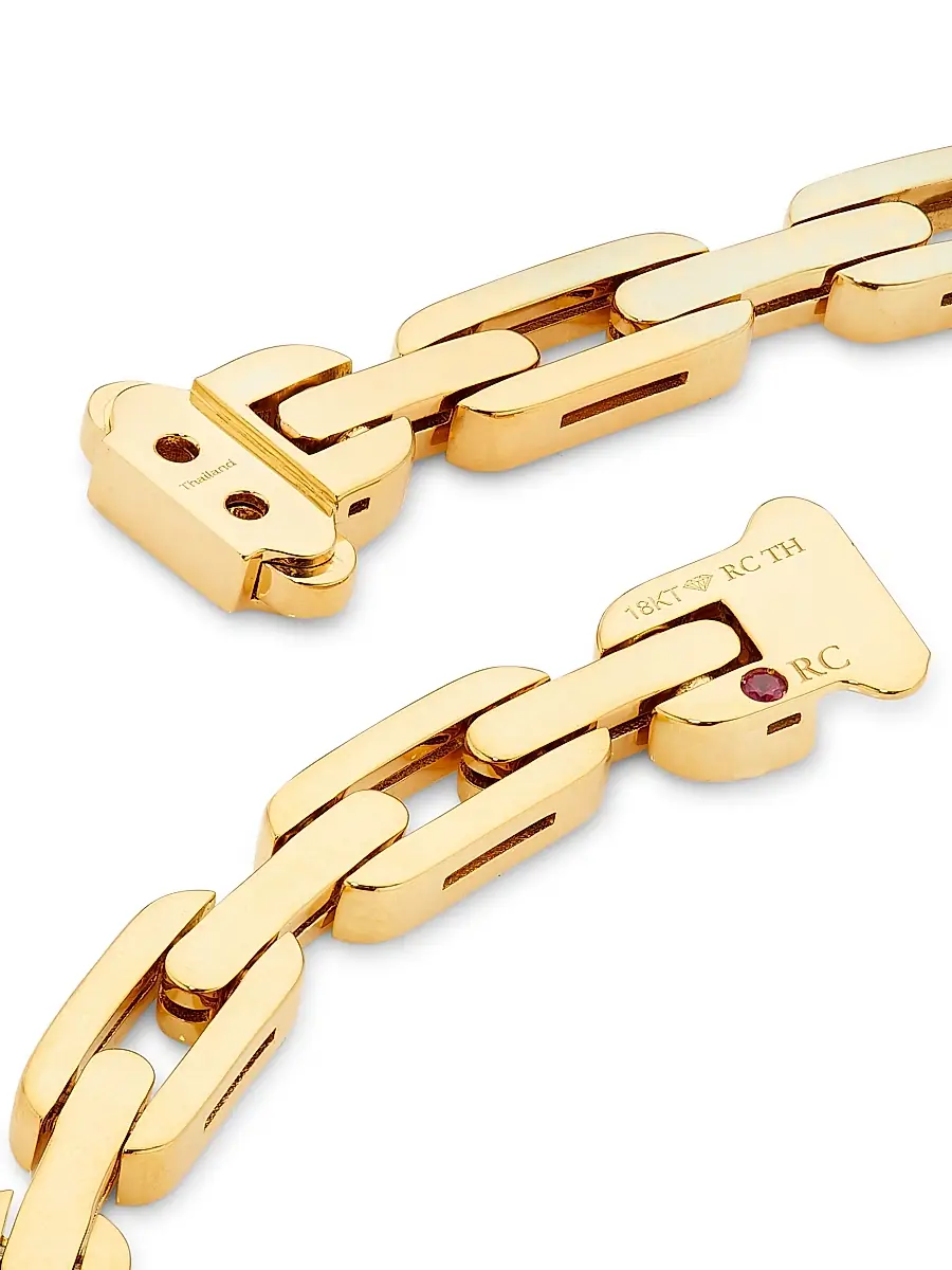 Roberto Coin Women's Navarra 18K Yellow Gold & 0.94 TCW Diamond Chain Necklace | Thumbnail 4 Roberto Coin Women's Navarra 18K Yellow Gold & 0.94 TCW Diamond Chain Necklace | Thumbnail 4