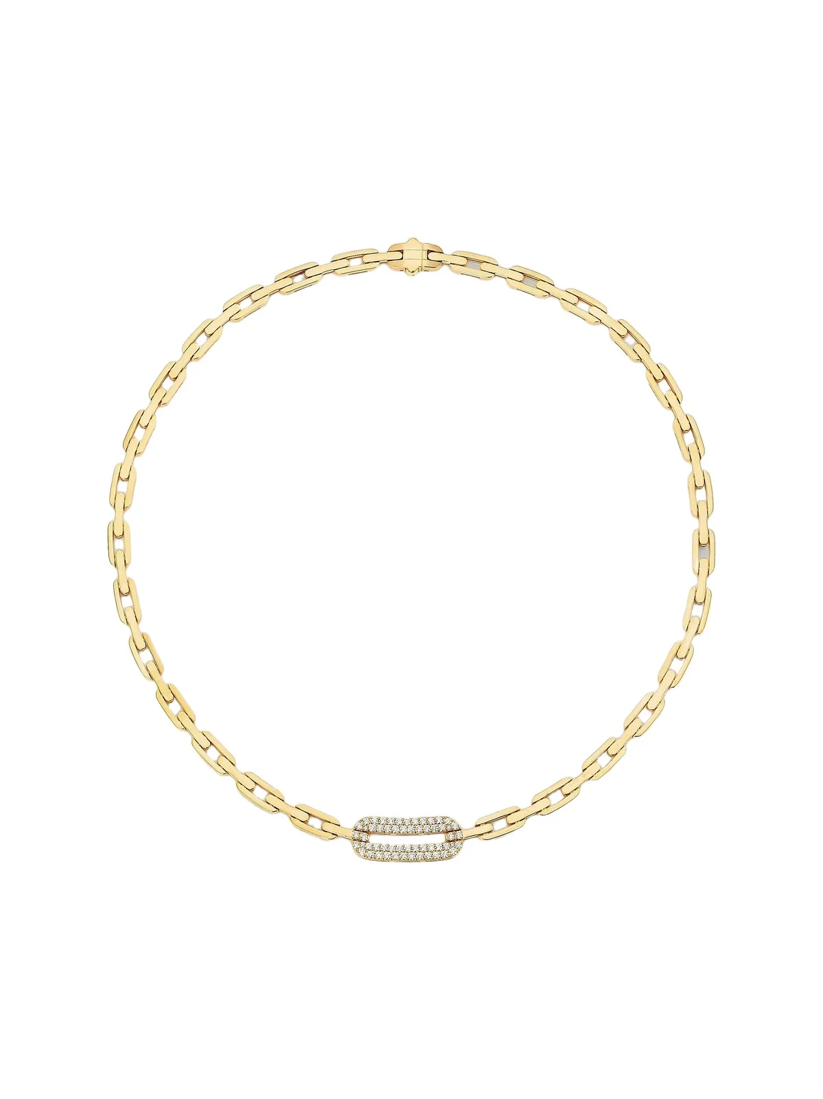 Women's Navarra 18K Yellow Gold & 0.94 TCW Diamond Chain Necklace