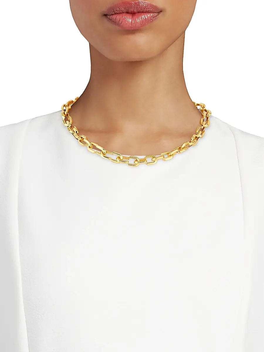 Foundrae Women's Strong Hearts 18K Yellow Gold Chain Necklace - Gold | Thumbnail 2 Foundrae Women's Strong Hearts 18K Yellow Gold Chain Necklace - Gold | Thumbnail 2
