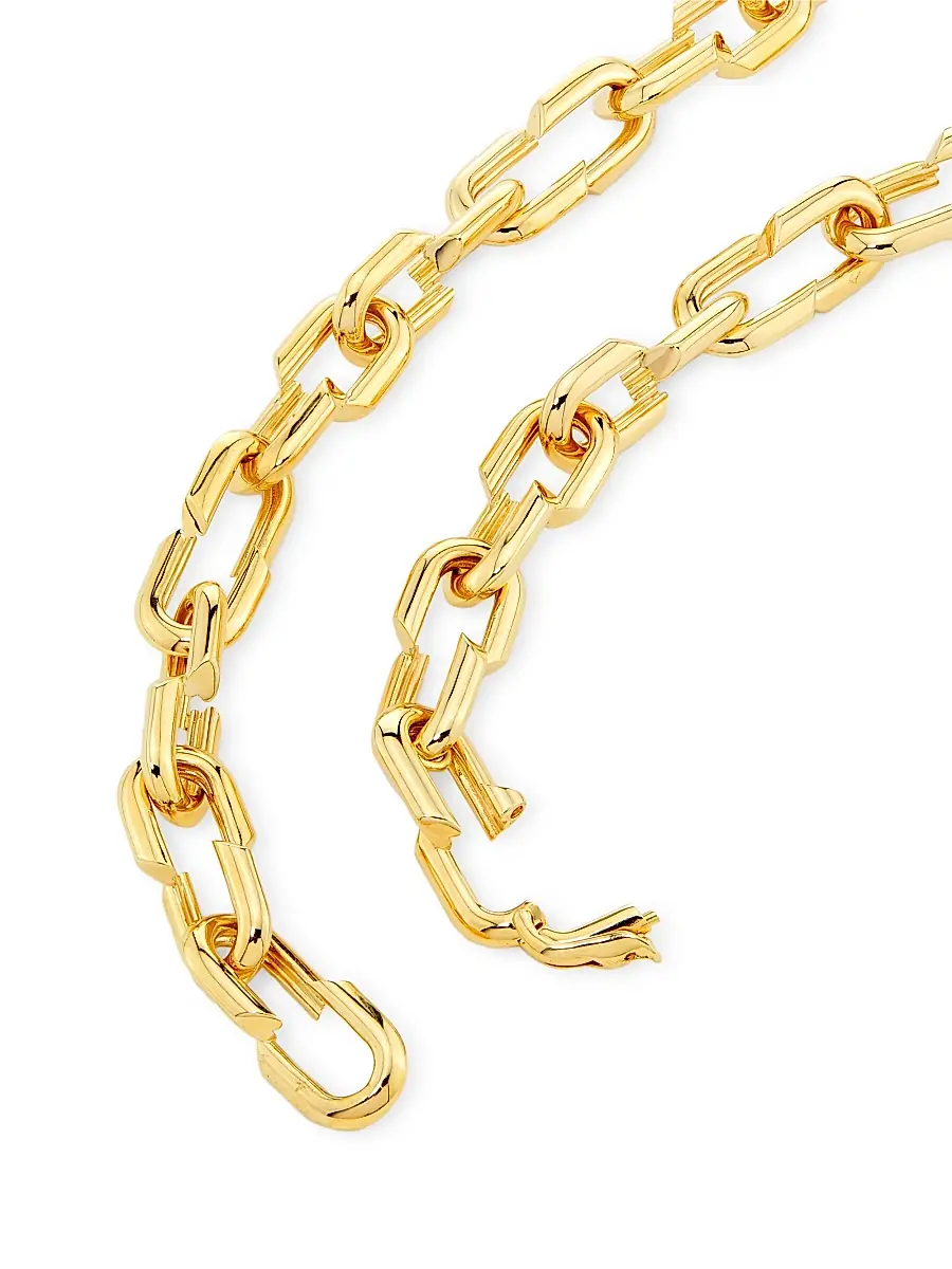 Foundrae Women's Strong Hearts 18K Yellow Gold Chain Necklace - Gold | Thumbnail 3 Foundrae Women's Strong Hearts 18K Yellow Gold Chain Necklace - Gold | Thumbnail 3