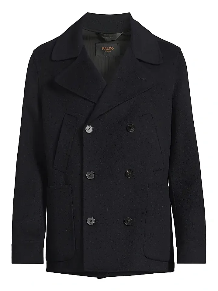 Men Armando Wool Car Coat Men Armando Wool Car Coat