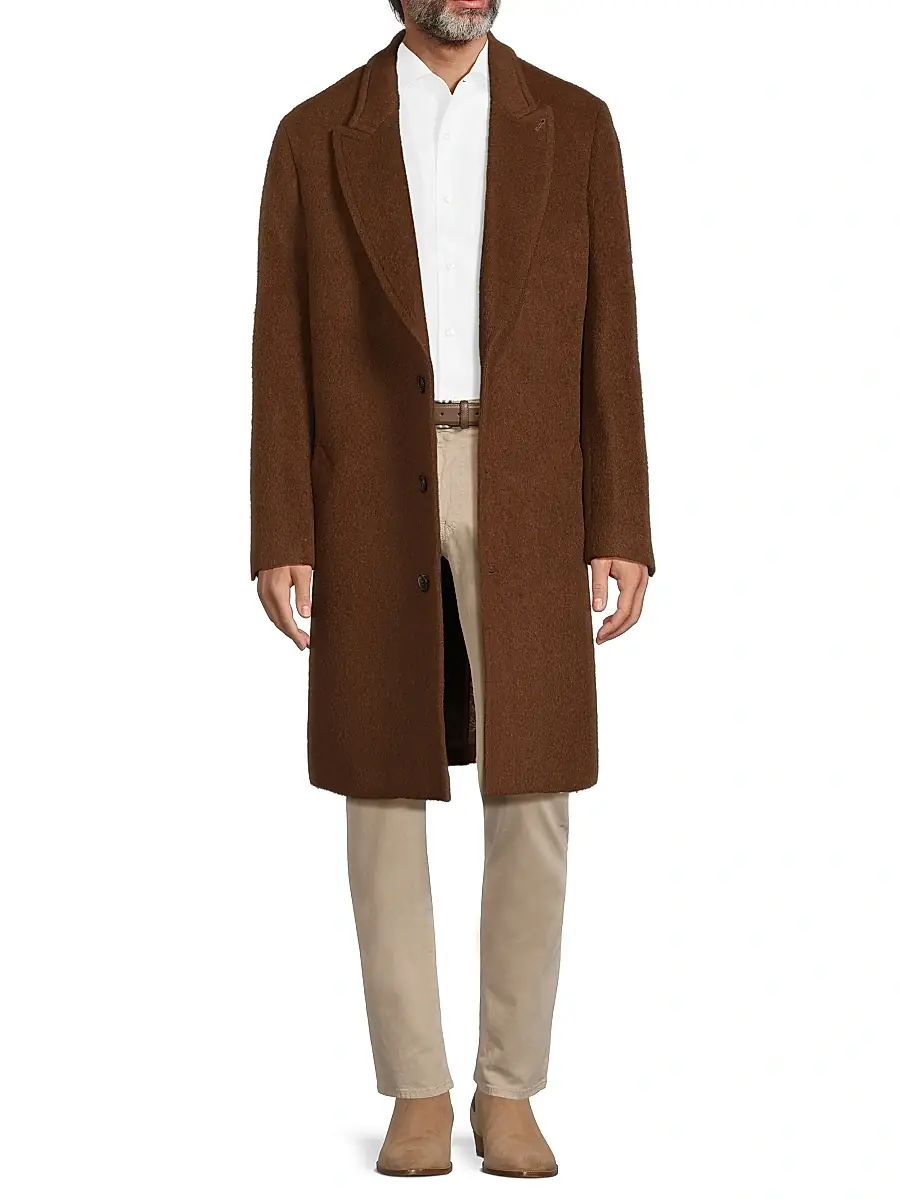 Cardinal Of Canada Men's Mercury Wool-Alpaca-Mohair Coat | Thumbnail 2 Cardinal Of Canada Men's Mercury Wool-Alpaca-Mohair Coat | Thumbnail 2