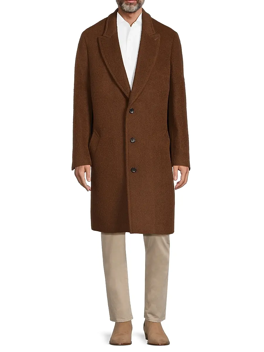 Cardinal Of Canada Men's Mercury Wool-Alpaca-Mohair Coat | Thumbnail 3 Cardinal Of Canada Men's Mercury Wool-Alpaca-Mohair Coat | Thumbnail 3