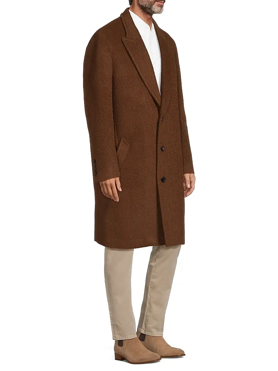 Cardinal Of Canada Men's Mercury Wool-Alpaca-Mohair Coat | Thumbnail 4 Cardinal Of Canada Men's Mercury Wool-Alpaca-Mohair Coat | Thumbnail 4