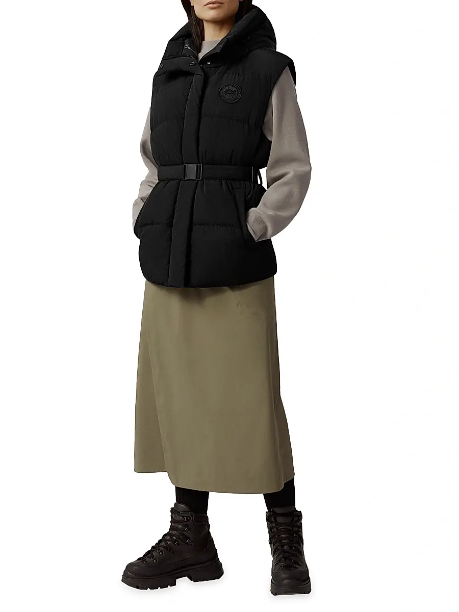 Canada Goose Women's Rayla Belted Vest - Black | Thumbnail 9 Canada Goose Women's Rayla Belted Vest - Black | Thumbnail 9