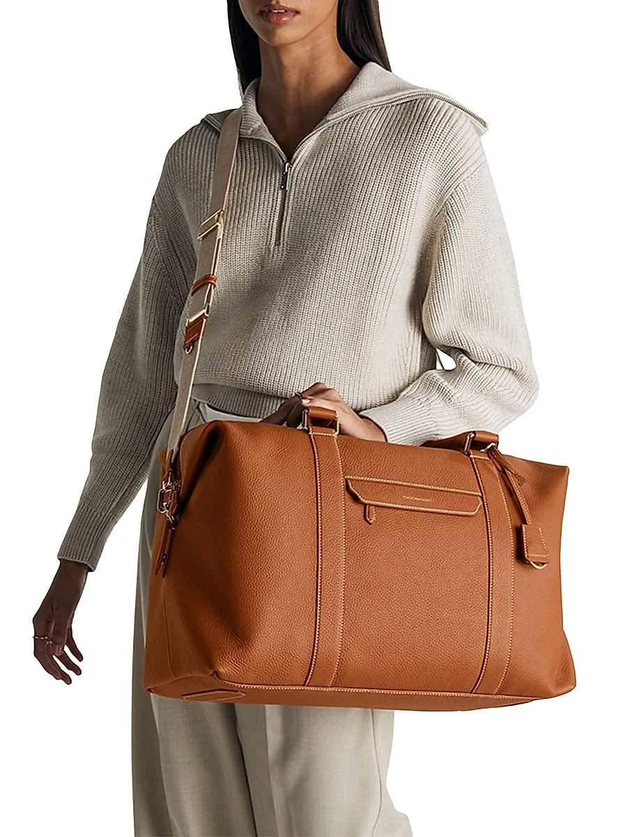 MAISON de SABRÉ Unisex Leather Duffle Bag | Thumbnail 2