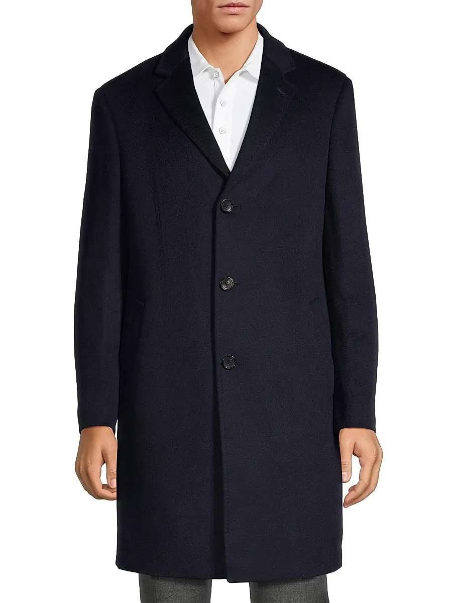 Cardinal Of Canada Men's Pierre Cashmere Topcoat | Thumbnail 3