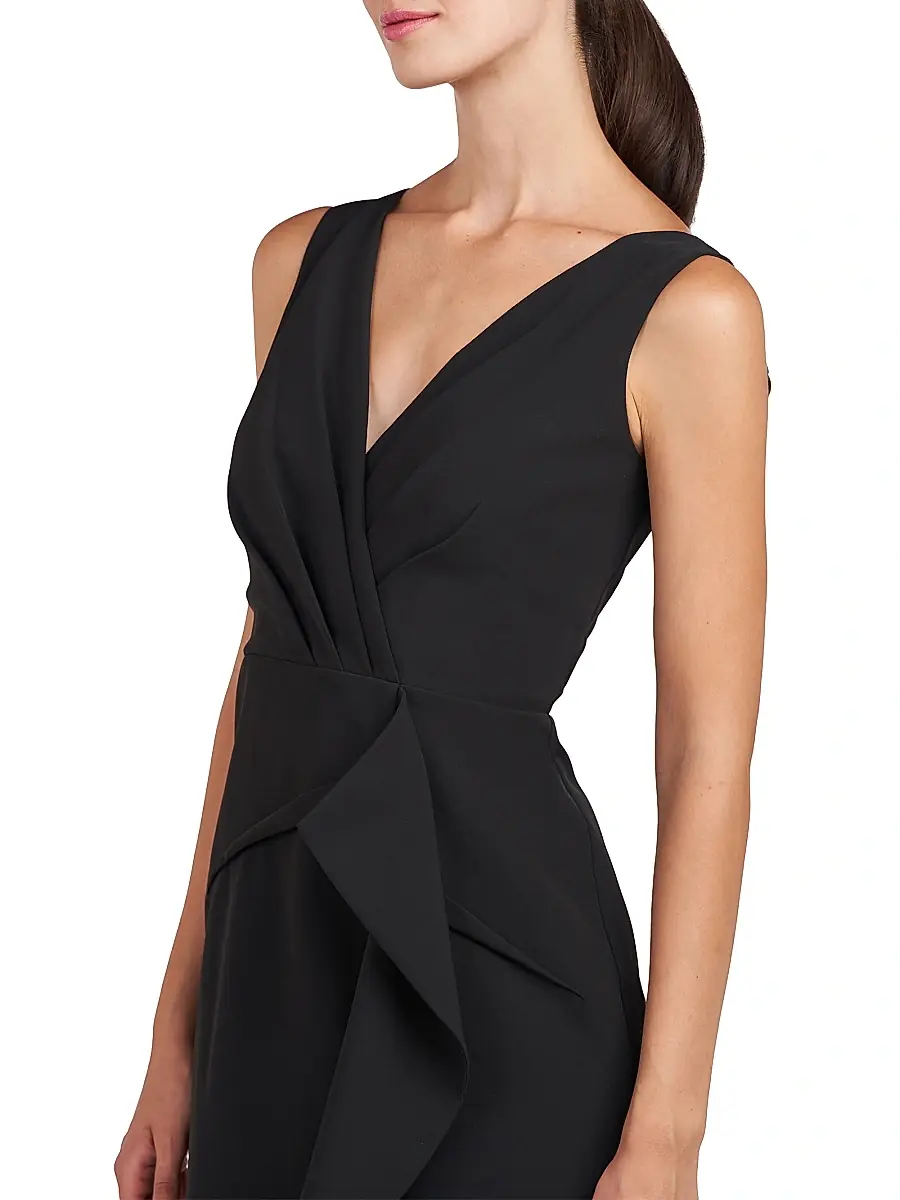 Kay Unger Women's Brynn Stretch Crepe Sheath Dress | Thumbnail 5 Kay Unger Women's Brynn Stretch Crepe Sheath Dress | Thumbnail 5