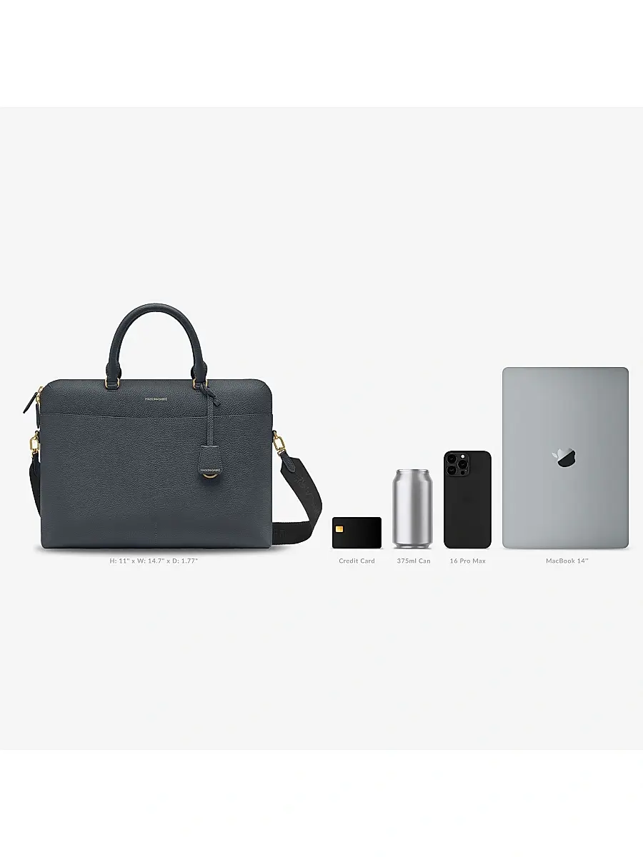 MAISON de SABRÉ Men's Leather Laptop Bag | Thumbnail 9 MAISON de SABRÉ Men's Leather Laptop Bag | Thumbnail 9