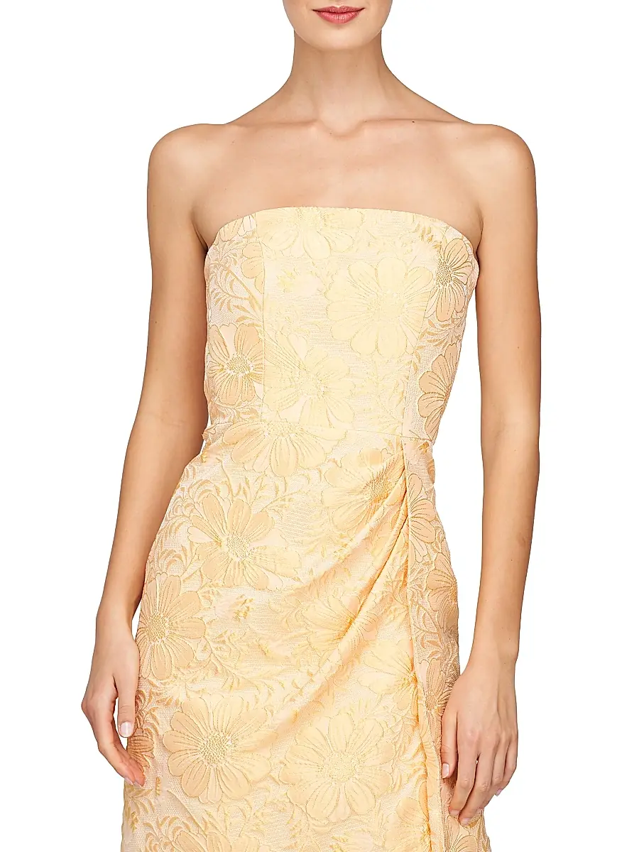 Kay Unger Women's Lucy Jacquard Midi-Dress | Thumbnail 6 Kay Unger Women's Lucy Jacquard Midi-Dress | Thumbnail 6