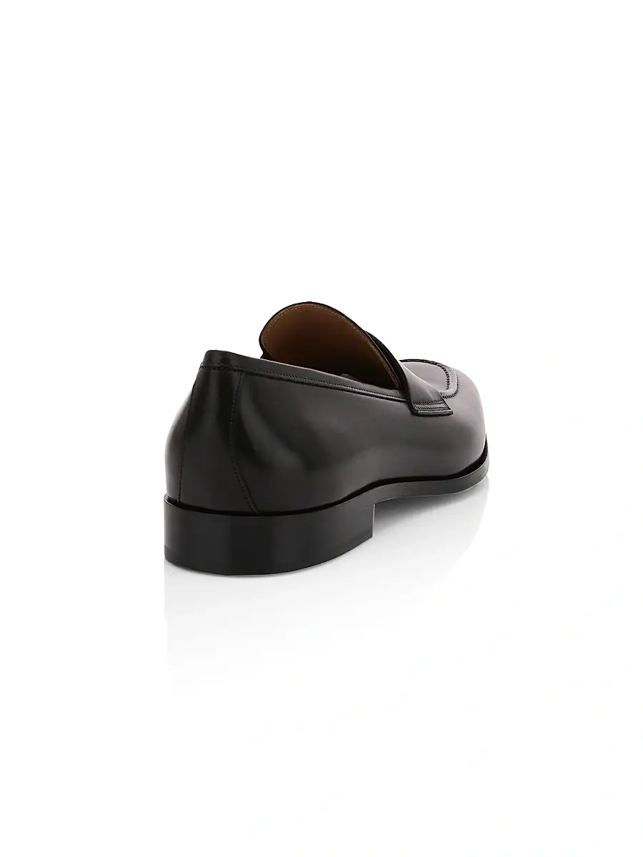 To Boot New York Men's Tesoro Leather Penny Loafers | Thumbnail 3
