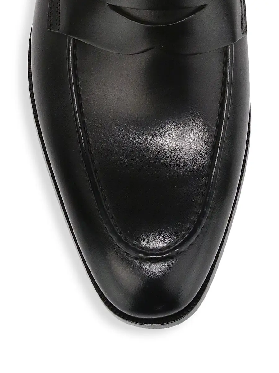 To Boot New York Men's Tesoro Leather Penny Loafers | Thumbnail 4