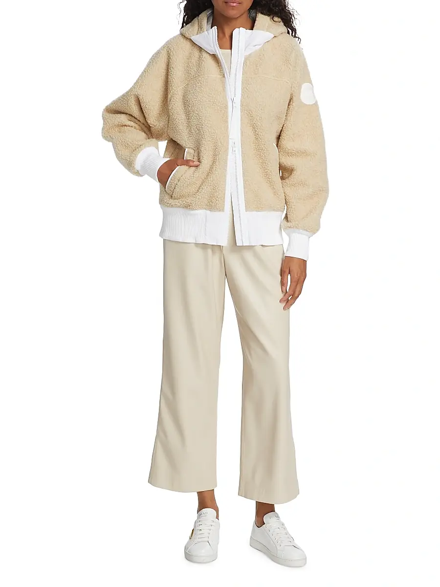 Canada Goose Women's Simcoe Fleece High-Neck Hooded Jacket | Thumbnail 2