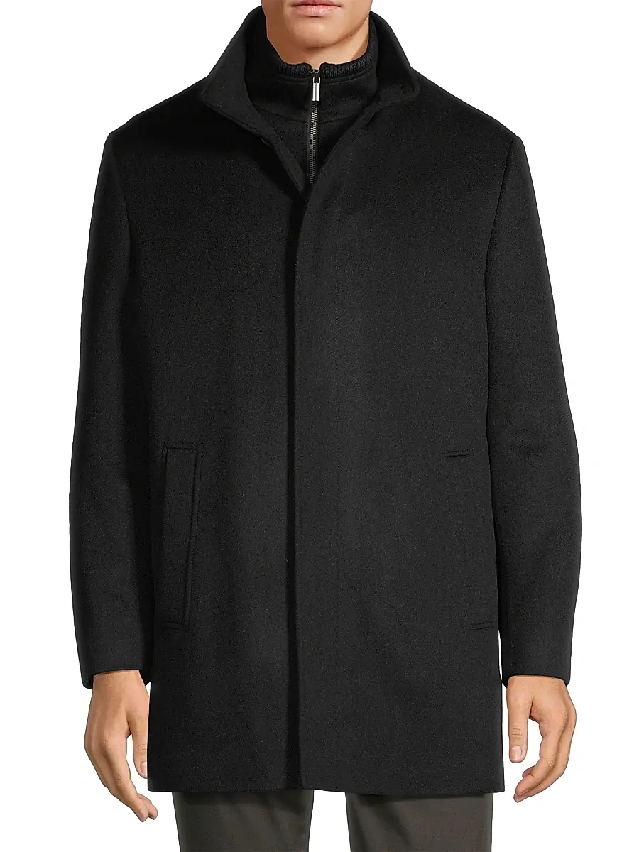 Cardinal Of Canada Men's Mont Royal Wool & Cashmere Car Coat | Thumbnail 3 Cardinal Of Canada Men's Mont Royal Wool & Cashmere Car Coat | Thumbnail 3