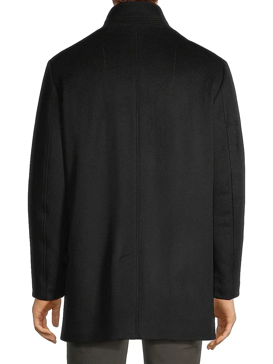 Cardinal Of Canada Men's Mont Royal Wool & Cashmere Car Coat | Thumbnail 5 Cardinal Of Canada Men's Mont Royal Wool & Cashmere Car Coat | Thumbnail 5