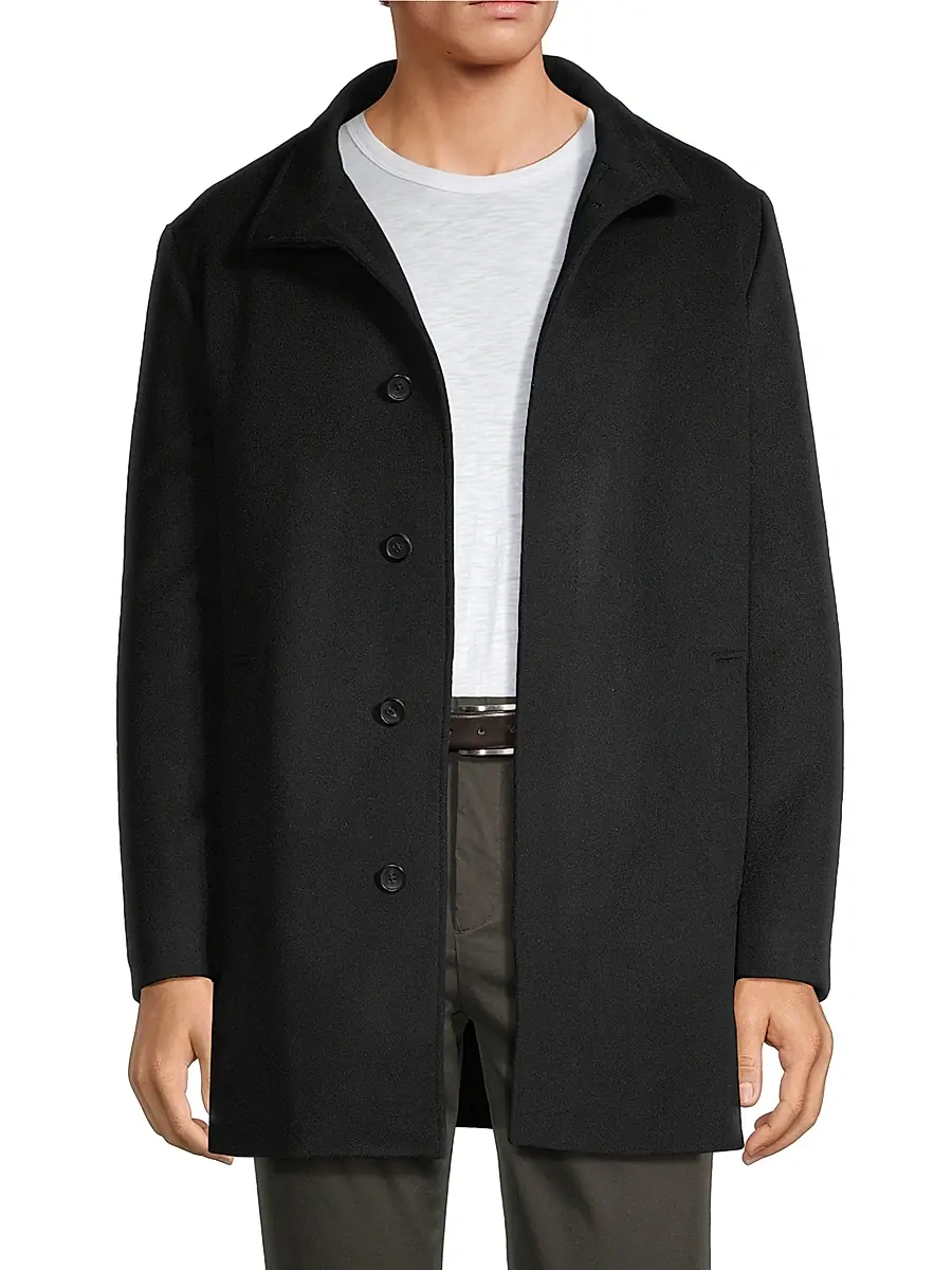 Cardinal Of Canada Men's Mont Royal Wool & Cashmere Car Coat | Thumbnail 6 Cardinal Of Canada Men's Mont Royal Wool & Cashmere Car Coat | Thumbnail 6