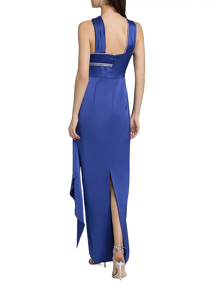 THEIA Women's Cressida Halter Column Gown | Thumbnail 5 THEIA Women's Cressida Halter Column Gown | Thumbnail 5