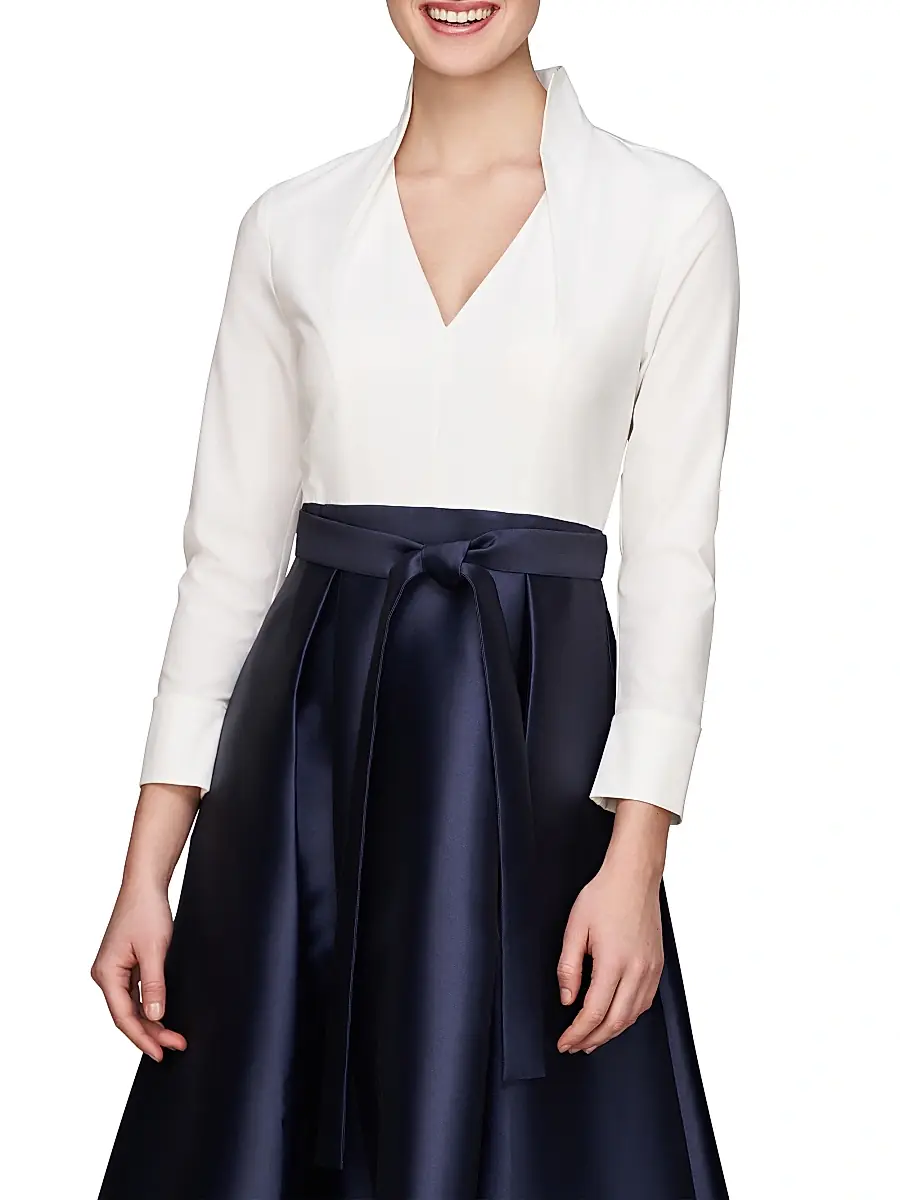 Kay Unger Women's Phoebe Swan-Neck Gown | Thumbnail 6 Kay Unger Women's Phoebe Swan-Neck Gown | Thumbnail 6