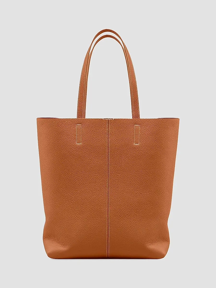 MAISON de SABRÉ Women's Tall Leather Soft Tote Bag | Thumbnail 4 MAISON de SABRÉ Women's Tall Leather Soft Tote Bag | Thumbnail 4