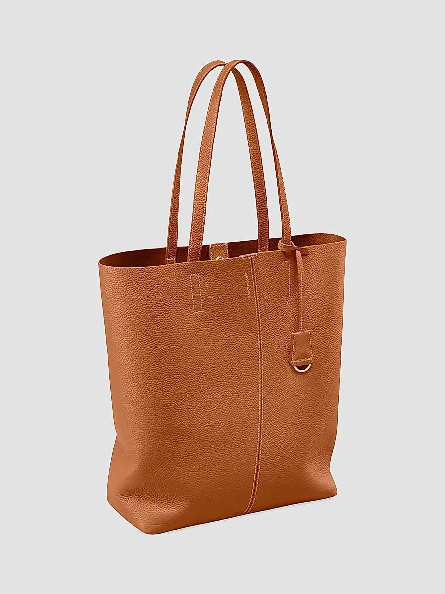 MAISON de SABRÉ Women's Tall Leather Soft Tote Bag | Thumbnail 5 MAISON de SABRÉ Women's Tall Leather Soft Tote Bag | Thumbnail 5