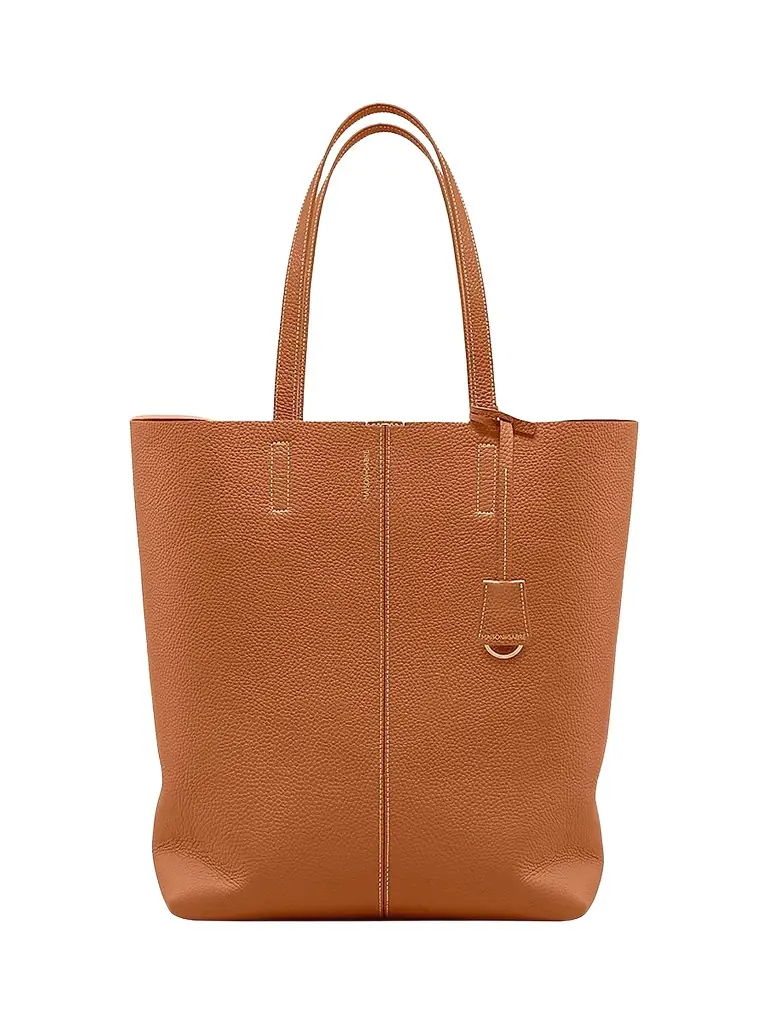 MAISON de SABRÉ Women's Tall Leather Soft Tote Bag