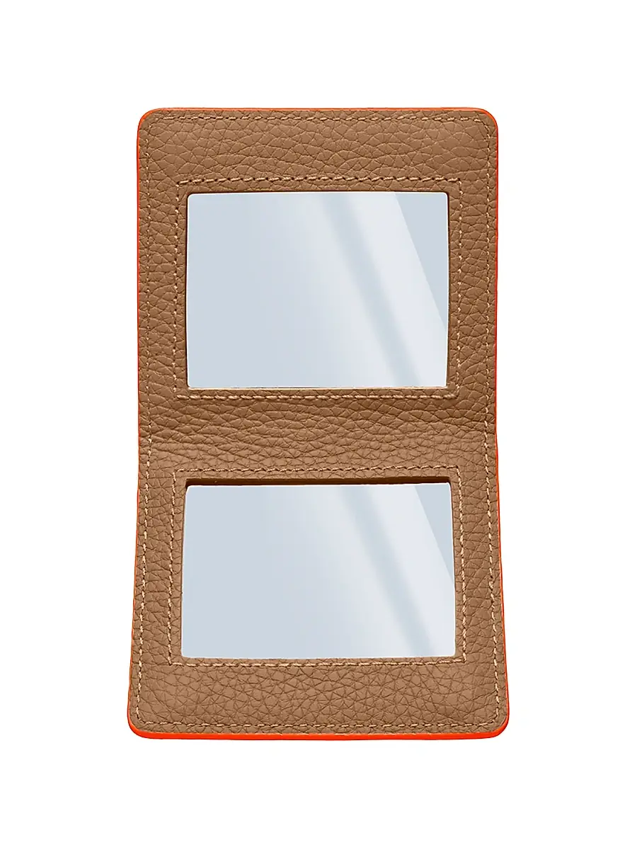 MAISON de SABRÉ Leather Compact Mirror | Thumbnail 5 MAISON de SABRÉ Leather Compact Mirror | Thumbnail 5
