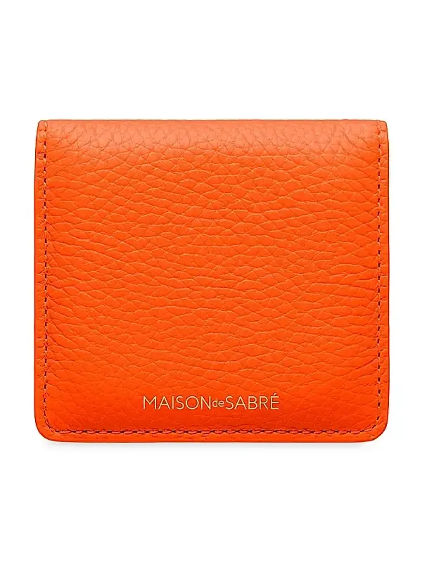MAISON de SABRÉ Leather Compact Mirror