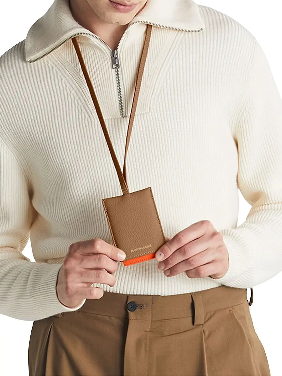 MAISON de SABRÉ Leather ID Lanyard Holder | Thumbnail 3 MAISON de SABRÉ Leather ID Lanyard Holder | Thumbnail 3