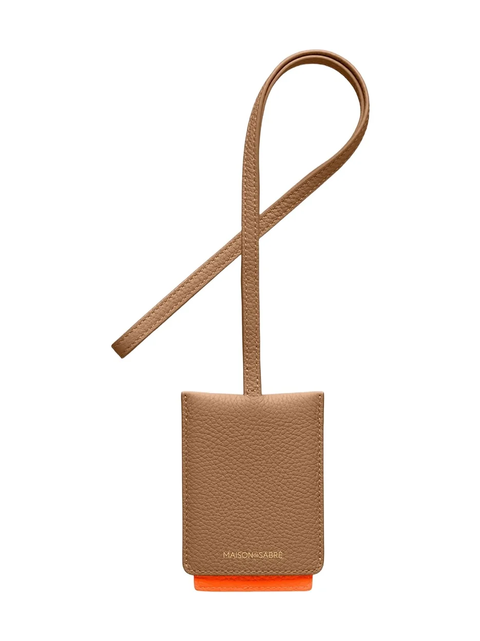 Leather ID Lanyard Holder Leather ID Lanyard Holder