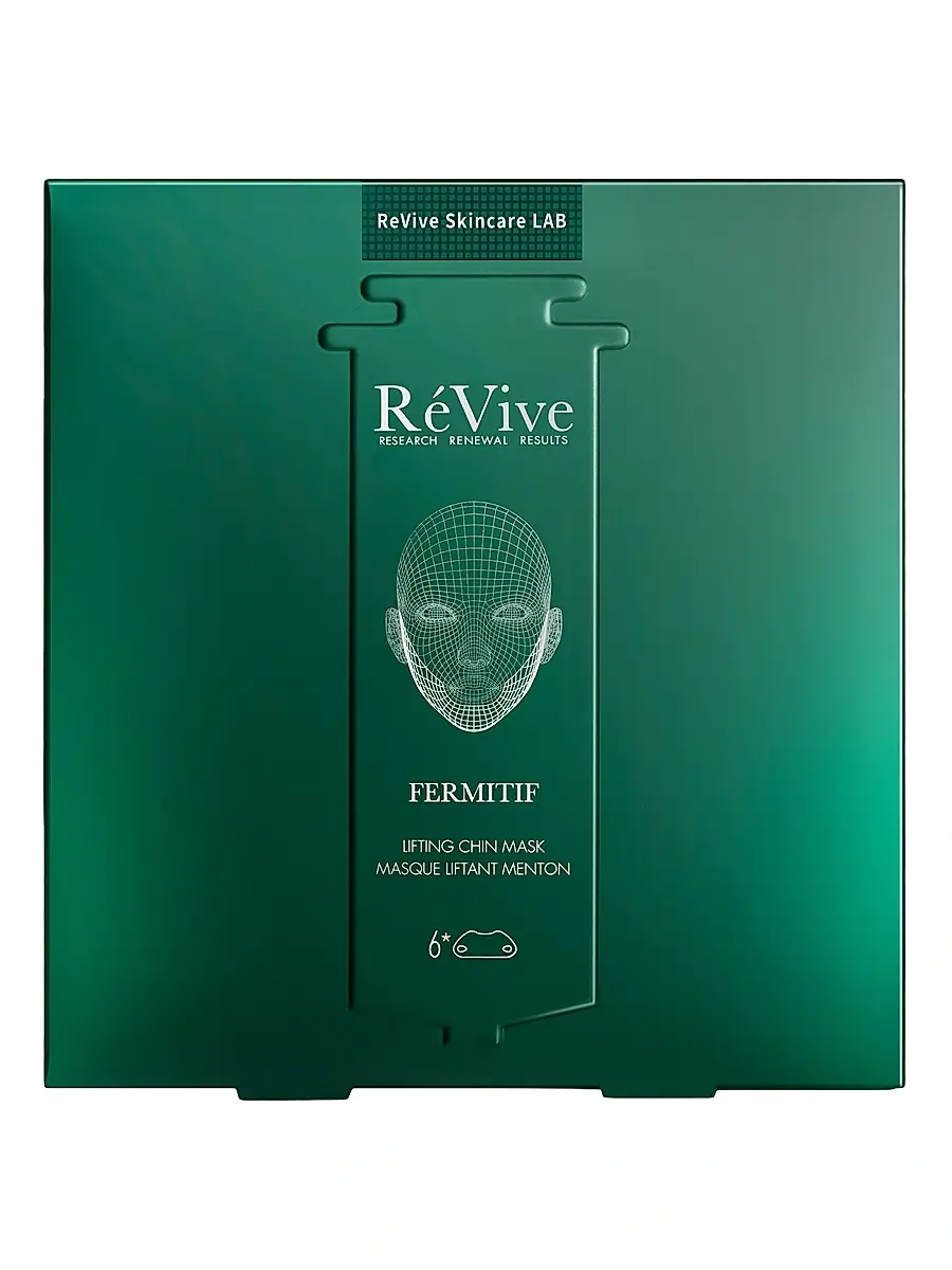 RéVive Women's Fermitif Chin Contour Instant Tightening Peptide Mask 6-Pack | Image 1 RéVive Women's Fermitif Chin Contour Instant Tightening Peptide Mask 6-Pack | Image 1