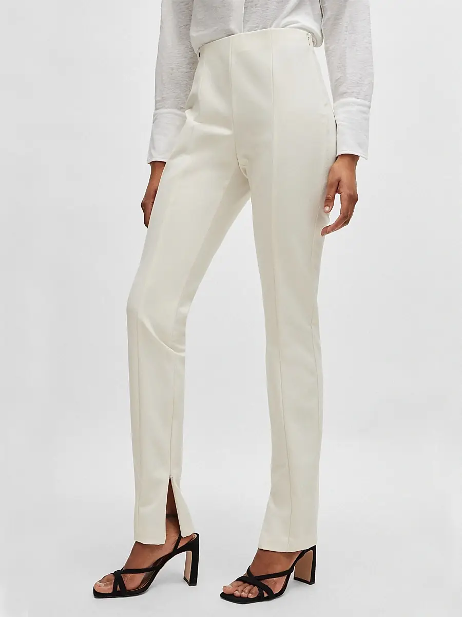 BOSS Women's Extra Slim Fit Trousers - Natural | Thumbnail 5 BOSS Women's Extra Slim Fit Trousers - Natural | Thumbnail 5