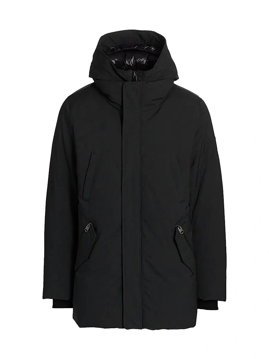 Mackage Men's Edward 2-in-1 Down Coat - Black | Image 1 Mackage Men's Edward 2-in-1 Down Coat - Black | Image 1