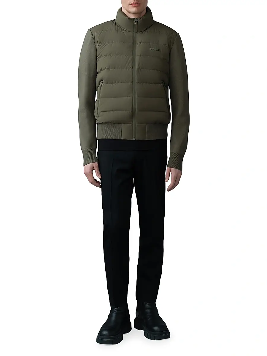 Mackage Men's Haney City Hybrid Light Down Jacket | Thumbnail 2 Mackage Men's Haney City Hybrid Light Down Jacket | Thumbnail 2