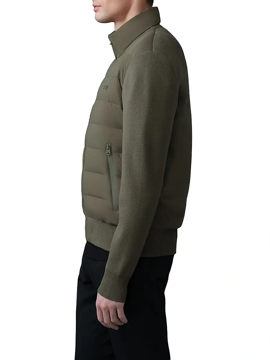 Mackage Men's Haney City Hybrid Light Down Jacket | Thumbnail 4 Mackage Men's Haney City Hybrid Light Down Jacket | Thumbnail 4