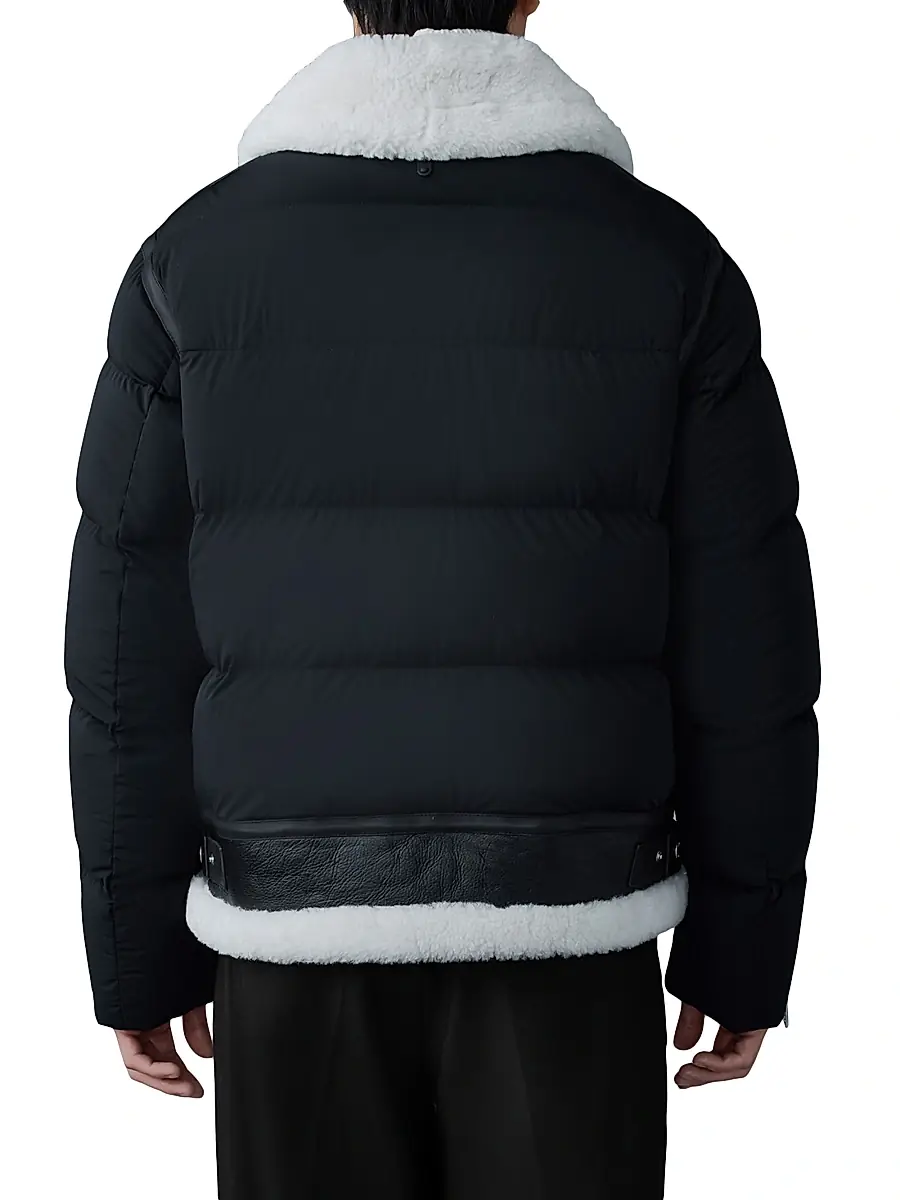 Mackage Men's Robert Shearling Down Jacket | Thumbnail 5 Mackage Men's Robert Shearling Down Jacket | Thumbnail 5