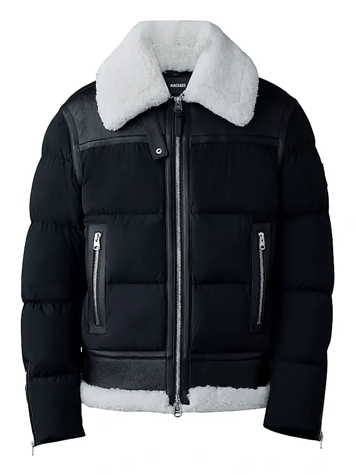 Men's Robert Shearling Down Jacket Men's Robert Shearling Down Jacket
