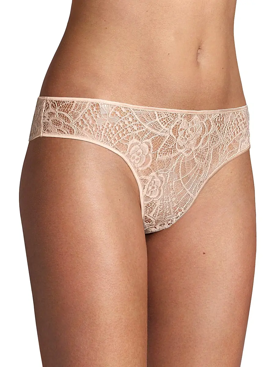 Kiki de Montparnasse Women's Coquette Floral Lace Briefs | Thumbnail 4