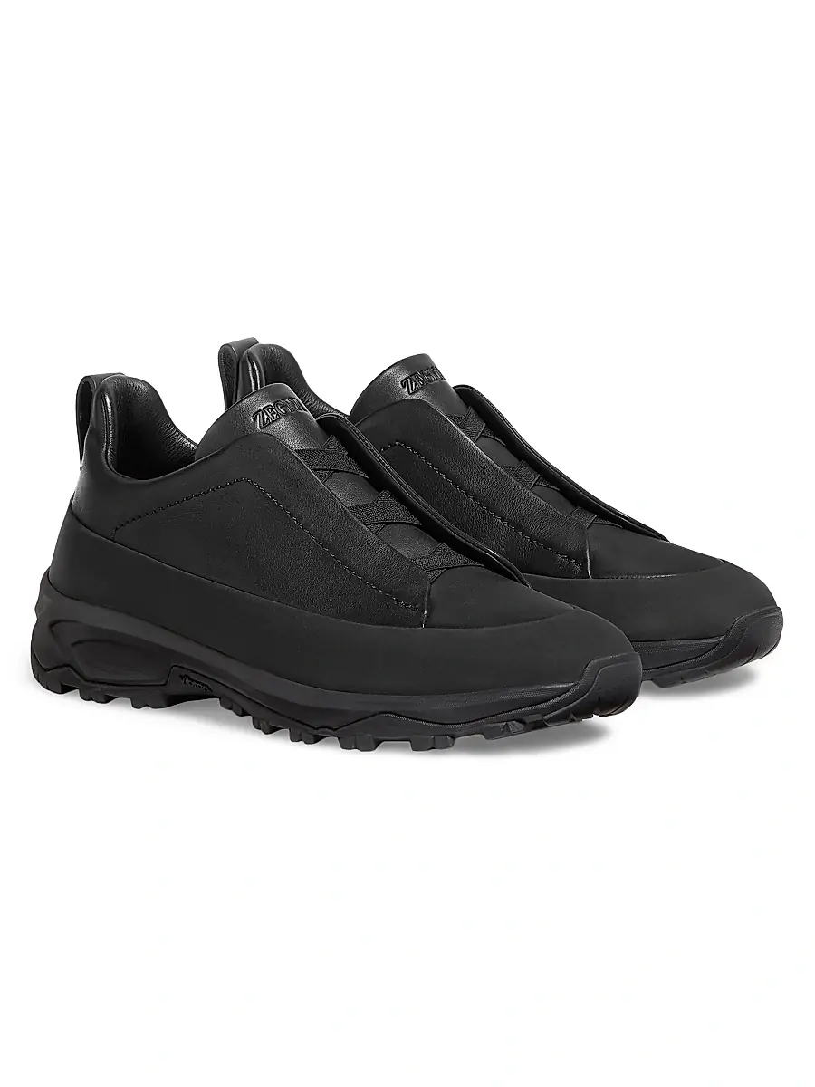 Zegna Men's Triple Stitch Monte Sneakers | Thumbnail 2