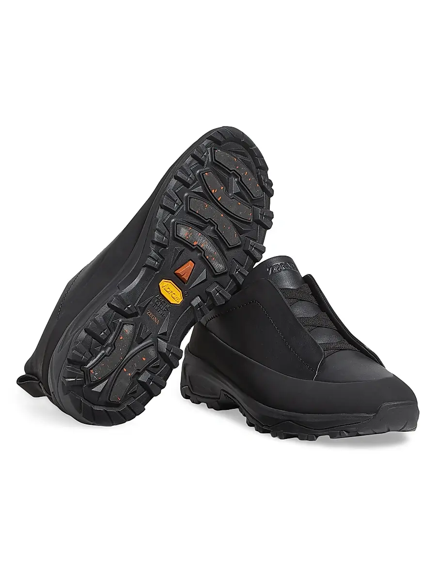 Zegna Men's Triple Stitch Monte Sneakers | Thumbnail 4