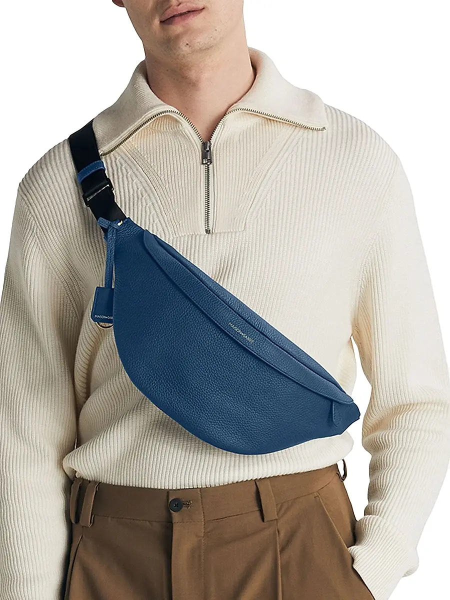 MAISON de SABRÉ Unisex Large Leather Sling Bag | Thumbnail 3 MAISON de SABRÉ Unisex Large Leather Sling Bag | Thumbnail 3