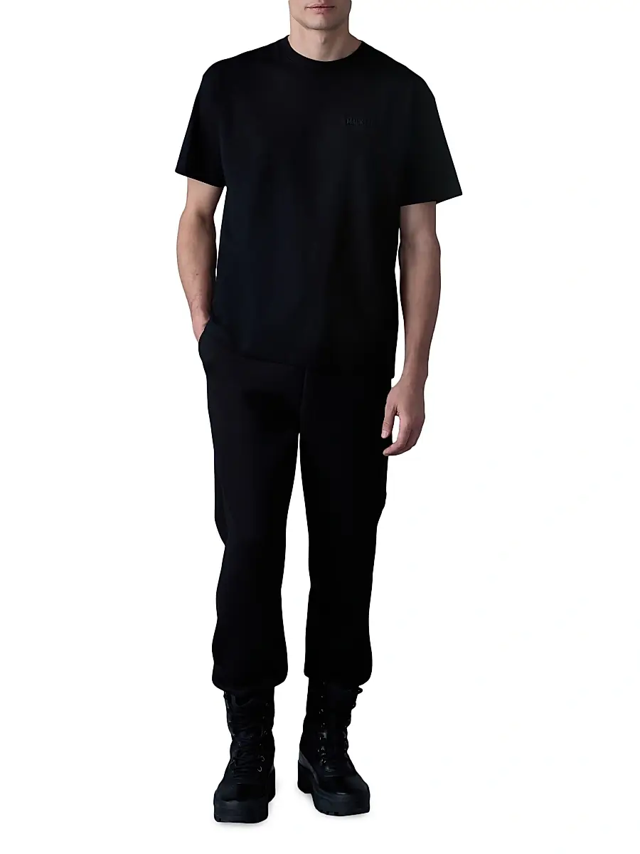 Mackage Men's Tee-R Silicone Logo T-Shirt | Thumbnail 2 Mackage Men's Tee-R Silicone Logo T-Shirt | Thumbnail 2