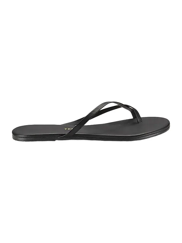 TKEES Women's Riley Leather Flip Flops