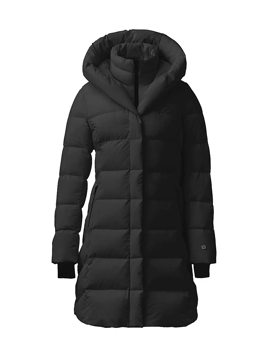 Soia & Kyo Women's Sonny Quilted Down Coat - Black - Size XL | Image 1 Soia & Kyo Women's Sonny Quilted Down Coat - Black - Size XL | Image 1