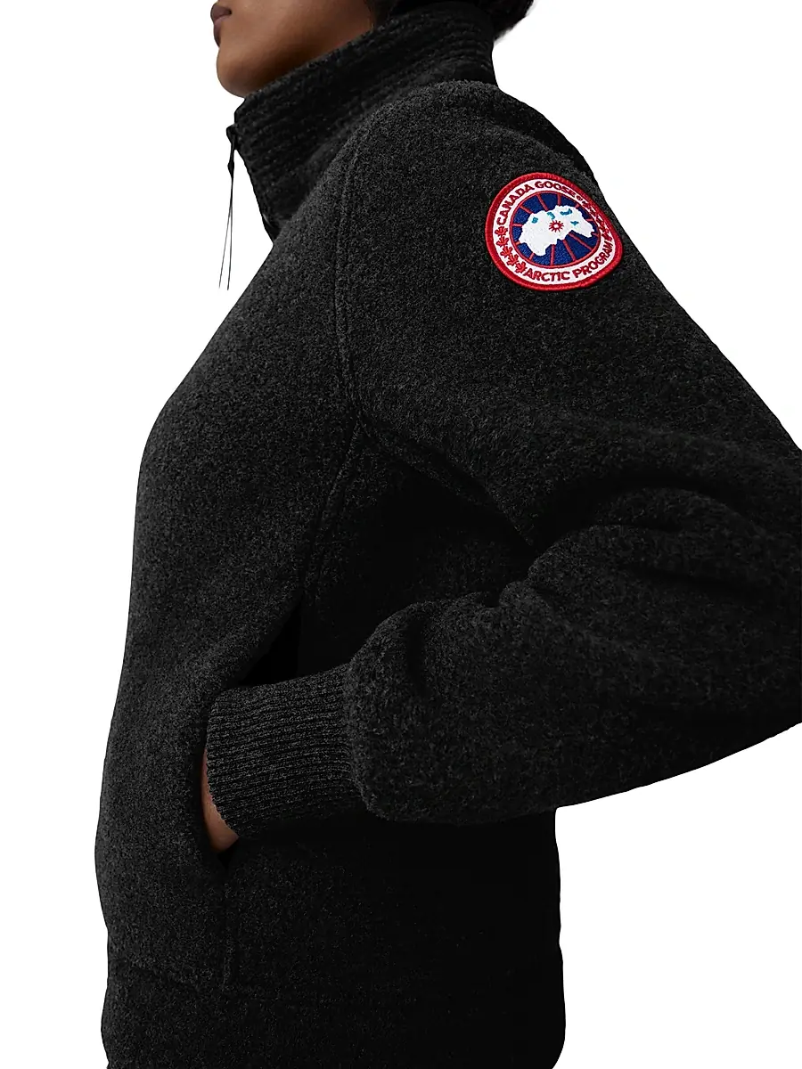 Canada Goose Women's Severn Fleece Jacket - Black | Thumbnail 4 Canada Goose Women's Severn Fleece Jacket - Black | Thumbnail 4